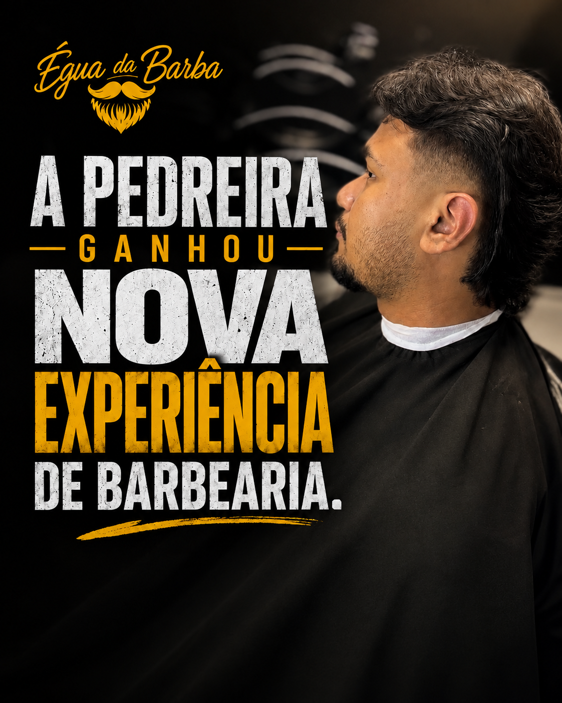 A Pedreira ganhou nova experiência de barbearia